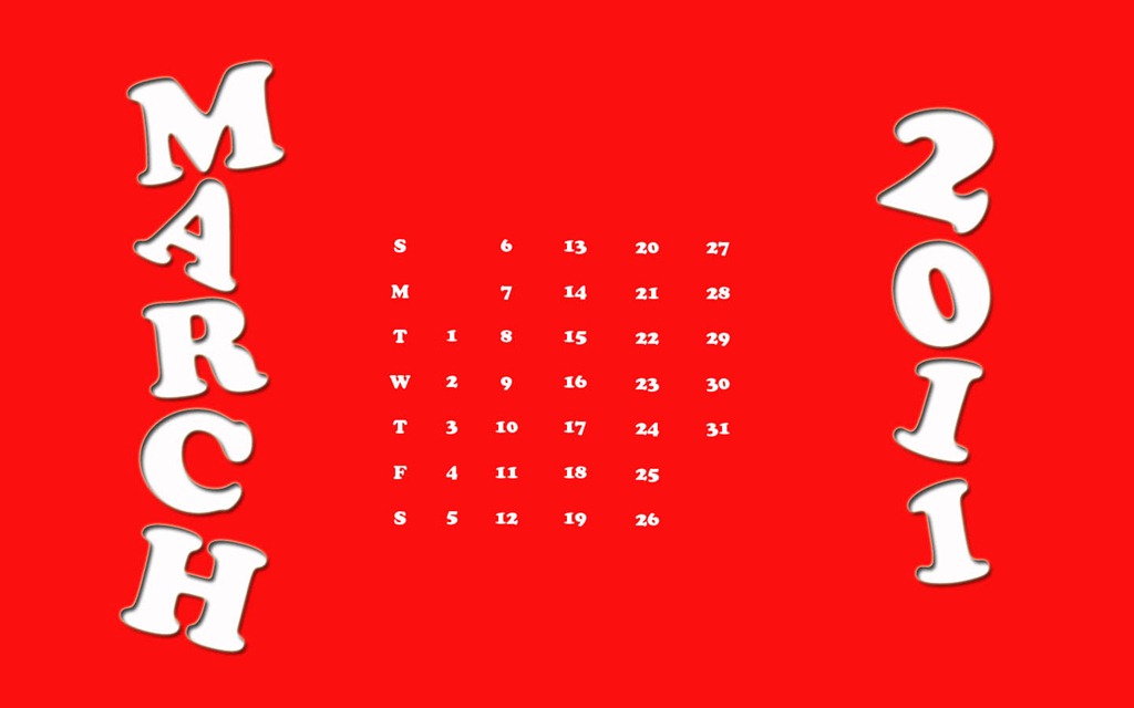 march 2011 calendar desktop wallpaper. Desktop Wallpaper Calendar: