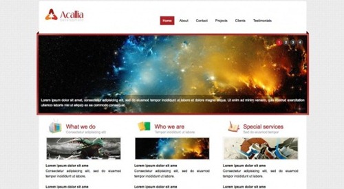 Best Free HTML And CSS Templates OF 2011