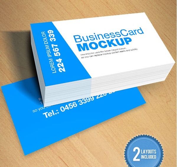 psd business card template