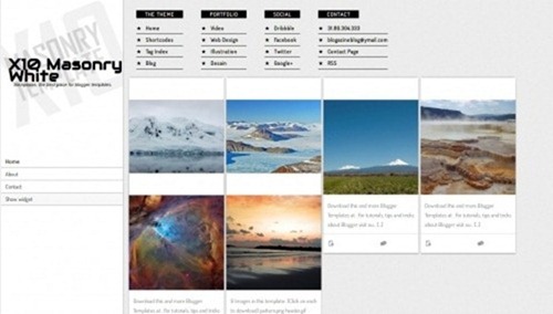 free blogger template