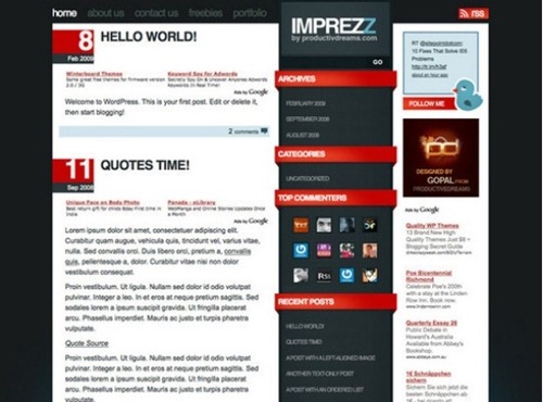 wordpress theme