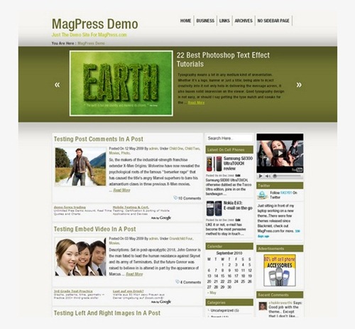 wordpress theme