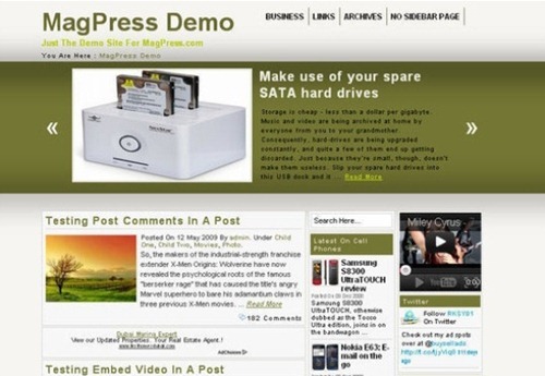 wordpress theme