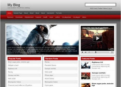 wordpress theme