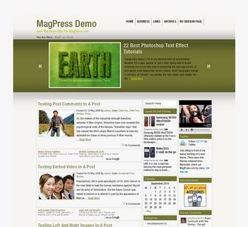 wordpress theme