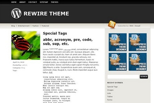 wordpress theme