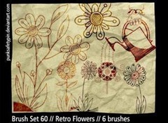 Brush_Set_60___Retro_Flowers_by_punksafetypin