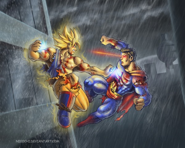 Goku_VS_Superman_by_nicochi