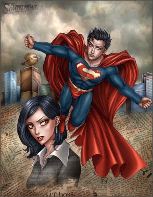 Superman___Lois_Lane_by_daekazu