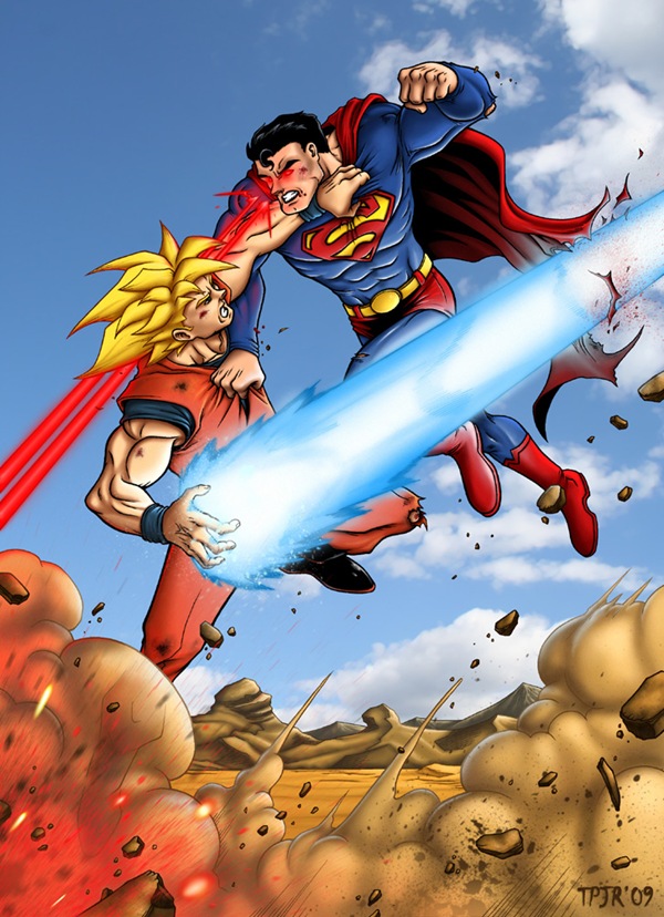 Superman_vs_Goku_by_TPollockJR