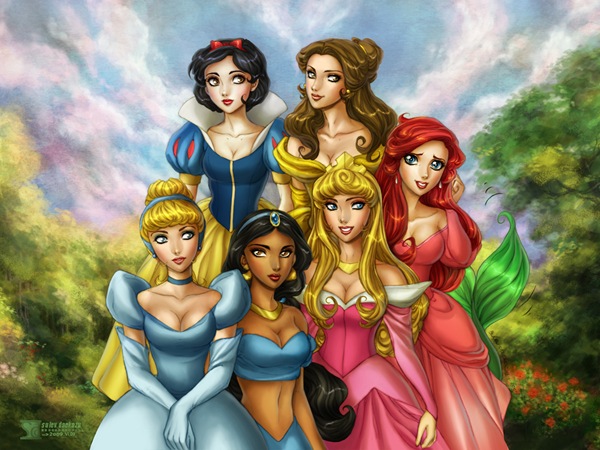 Disney__s_Princesses_by_daekazu