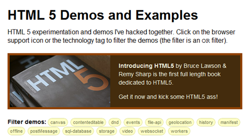 HTML5 Resources