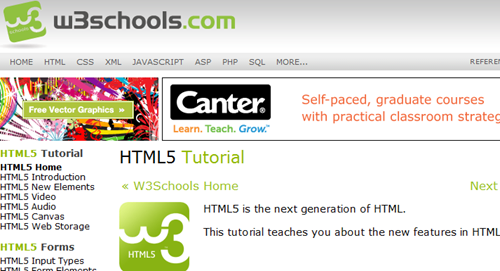 HTML5 Resources