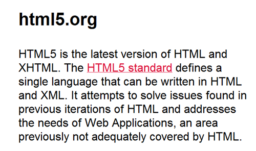 HTML5 Resources
