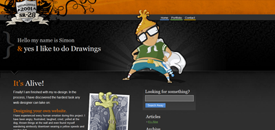 Examples Of Character Illustrations In Web Design