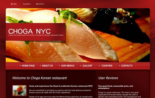restaurant websites