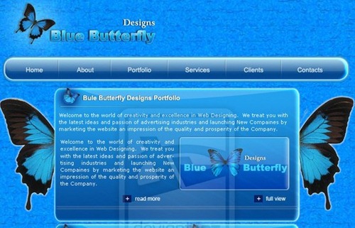 blue web designs