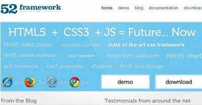 html5 and css3 framework