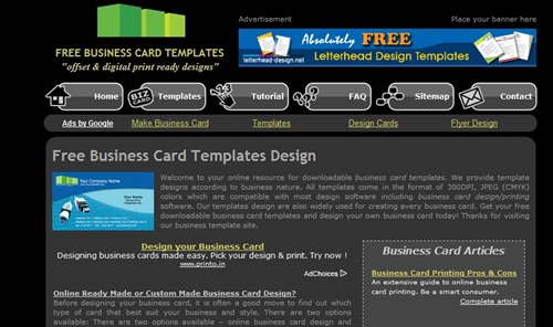 business card inspiration