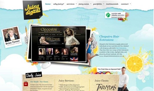 colorful portfolio websites