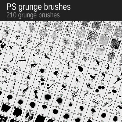 grunge brushes