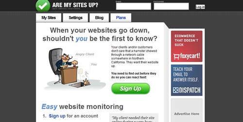 tools to monitor website downtime