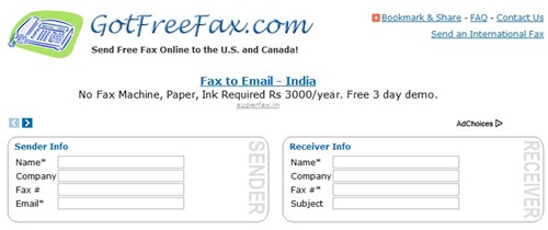 free online fax services