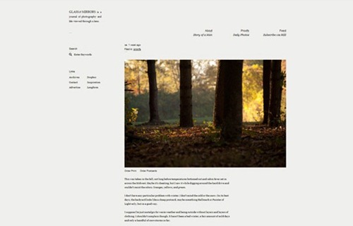 photography websites with minimal design