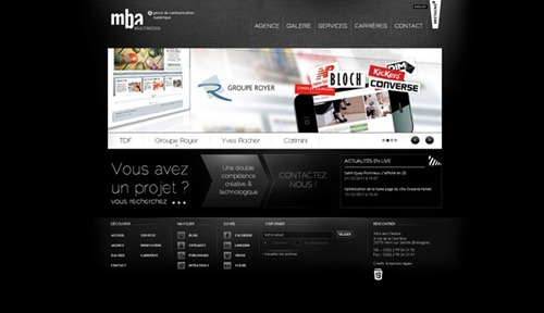 html5 agency websites