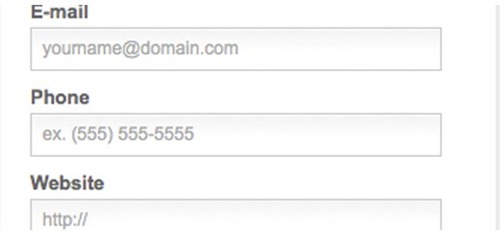 html5 forms