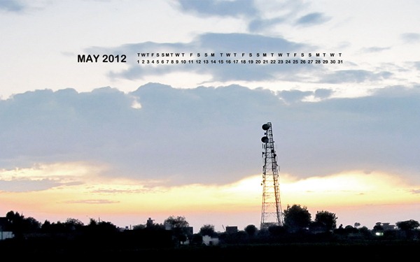 Desktop Wallpaper Calendar May 2012