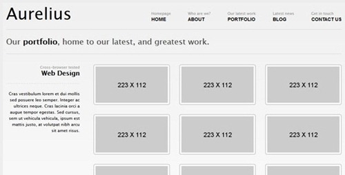 portfolio html website templates