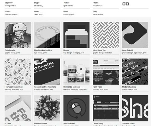 minimalist website designs
