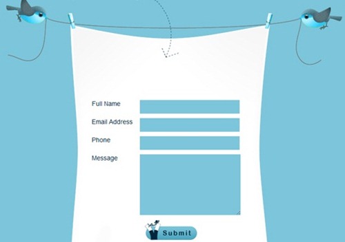 contact form