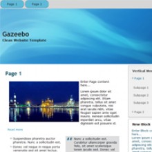 Free Website Template : Gazeebo