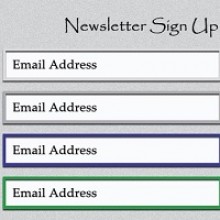 Free PSD File – Newsletter Form