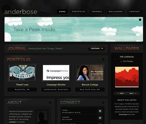 portfolio website designs