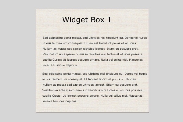widget box preview