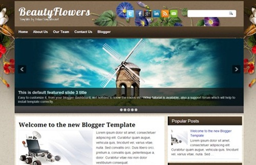 free blogger templates