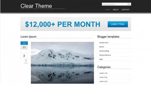 free blogger templates