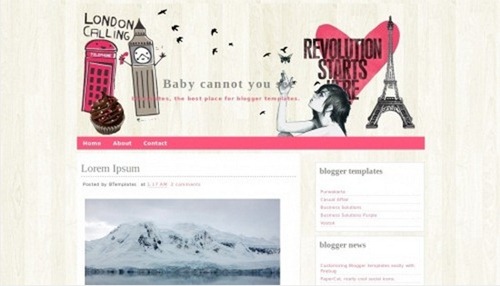 free blogger templates