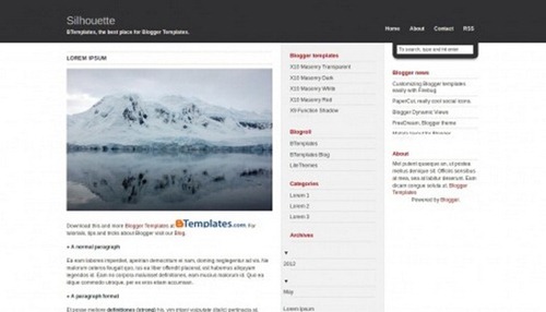 free blogger templates