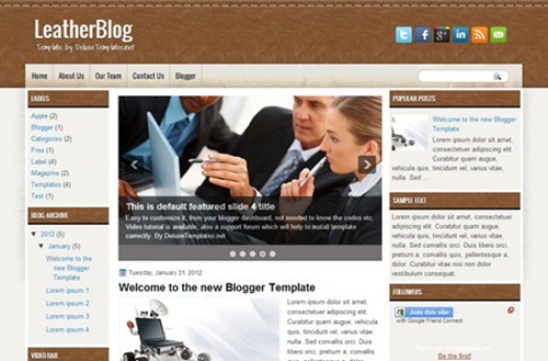 free blogger templates