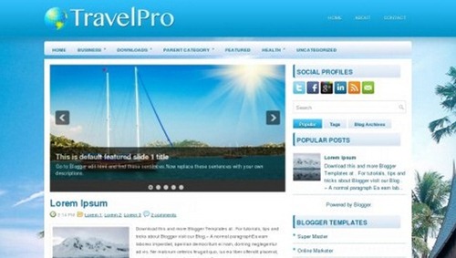 free blogger templates