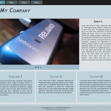 Free Responsive Website Template : My Company