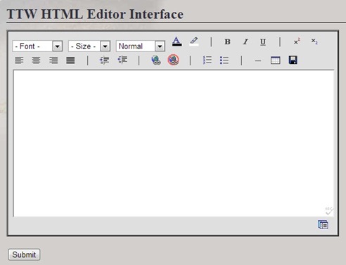online html editors