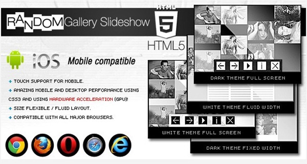 html5 sliders and slideshow galleries