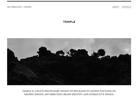 minimal website designs