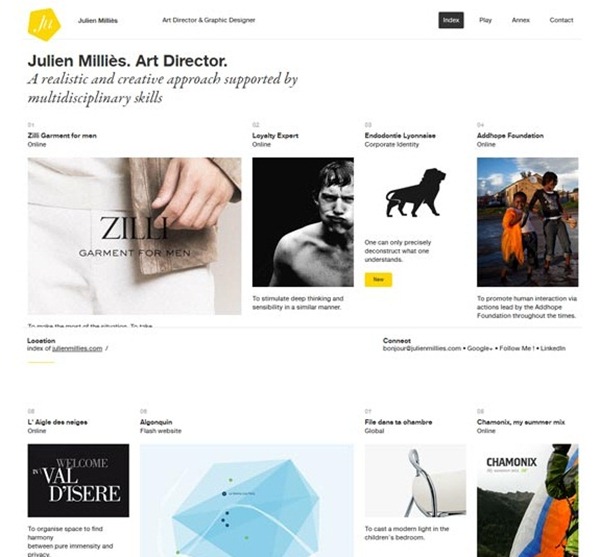 minimal website designs