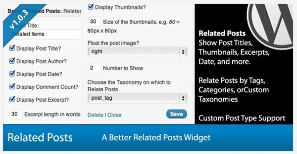 wordpress widgets